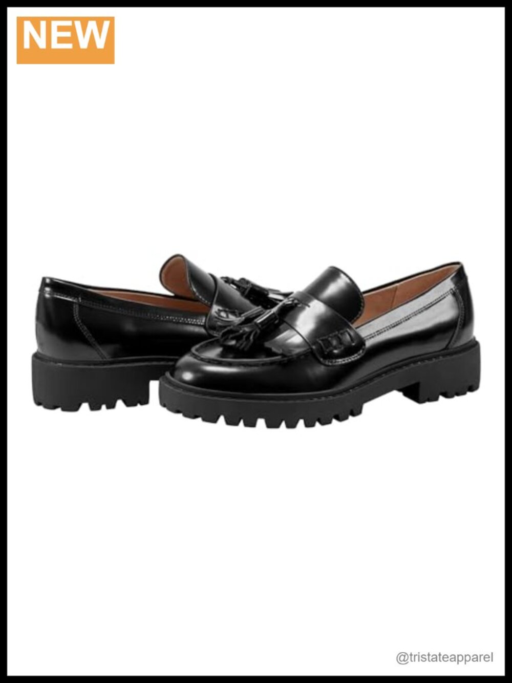 Marc Fisher LTD Mlozzie Women's Loafers with Tassel Straps and Lug Sole